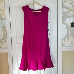 NWT Nine West Size 10 Magenta Dress